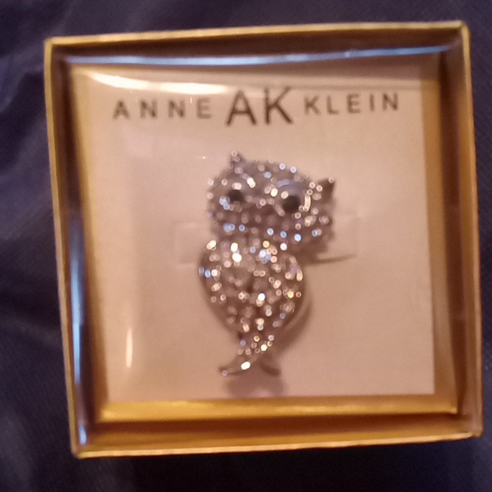 Anne Klein Owl. Brooch